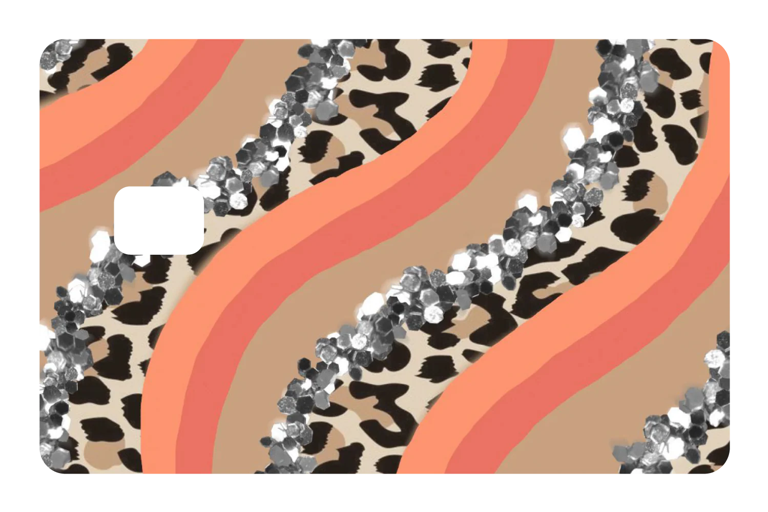 Orange Cheetah Glitter - Image 3