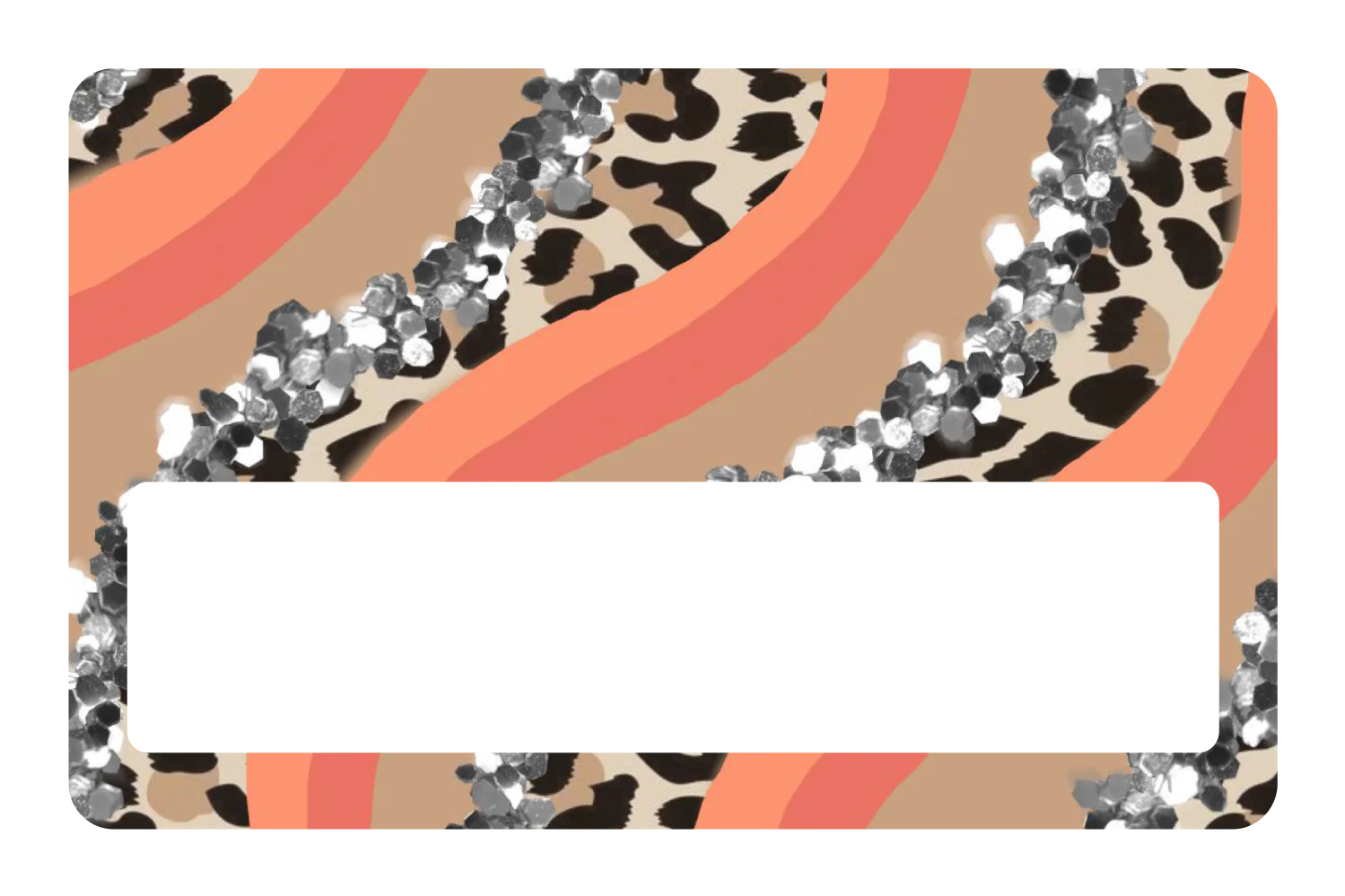 Orange Cheetah Glitter - Image 6
