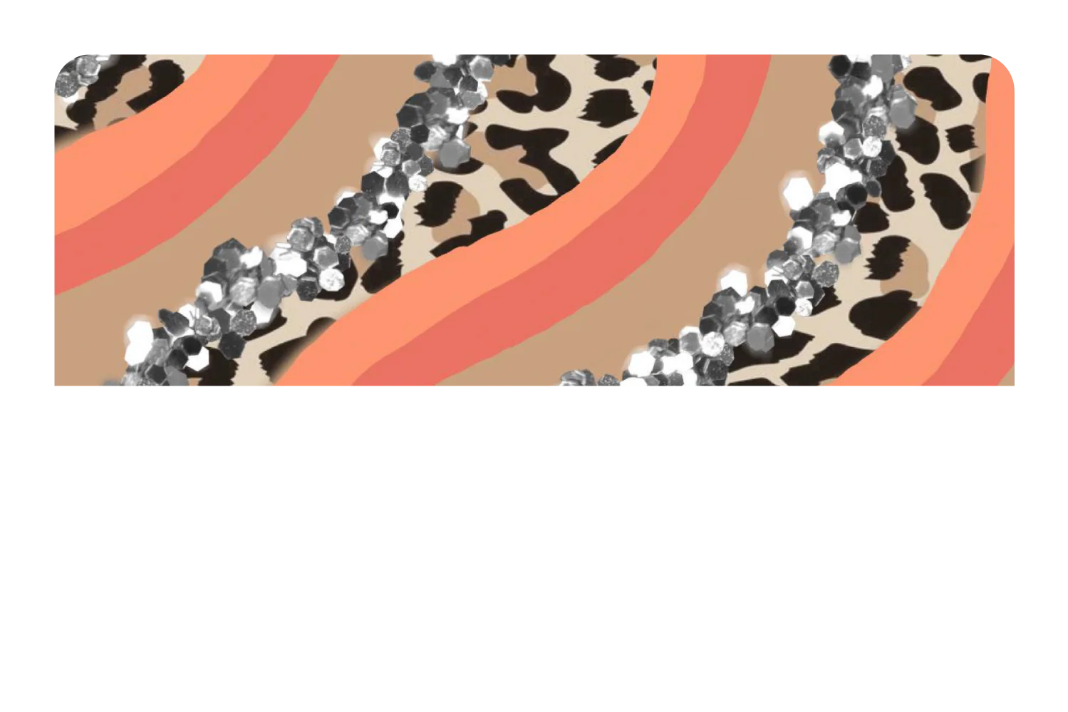 Orange Cheetah Glitter - Image 9
